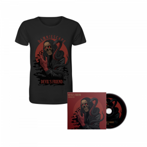 Devil's Friend CD + T-Shirt black + Patch + Button