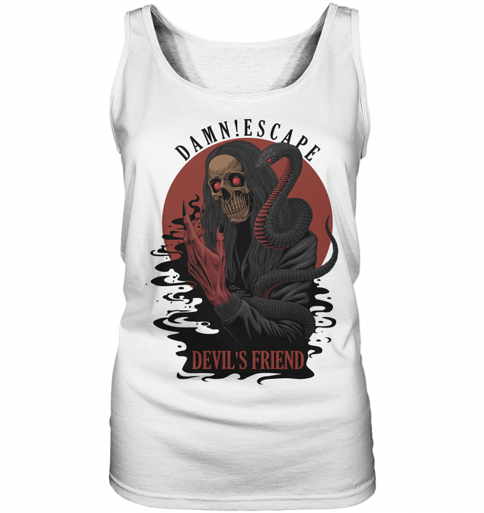 Devil's Friend Ladies Tank-Top weiß